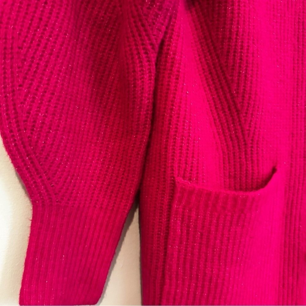 A New Day Target Button Up Sweater Dress Women's Small Fuchsia Casual Y2K Career - Picture 6 of 11